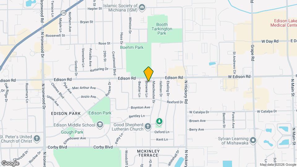 1332 Browne Ln Map and Location Details