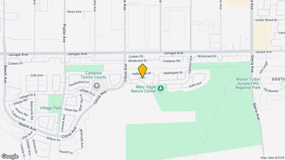 16202 Trailwinds Dr Map and Location Details
