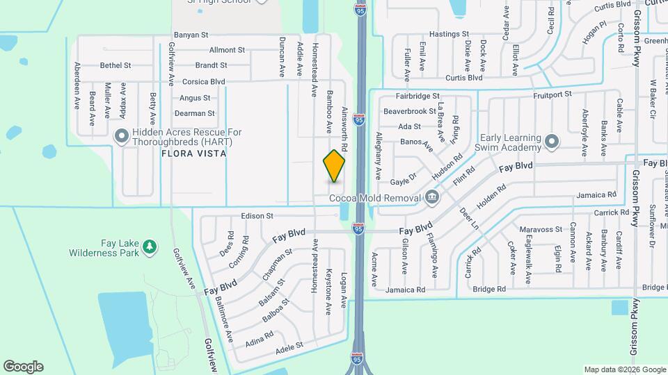 6249 Bamboo Ave Map and Location Details