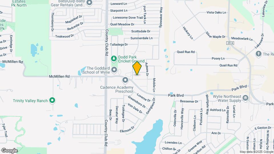 1312 Cahaba Dr Map and Location Details