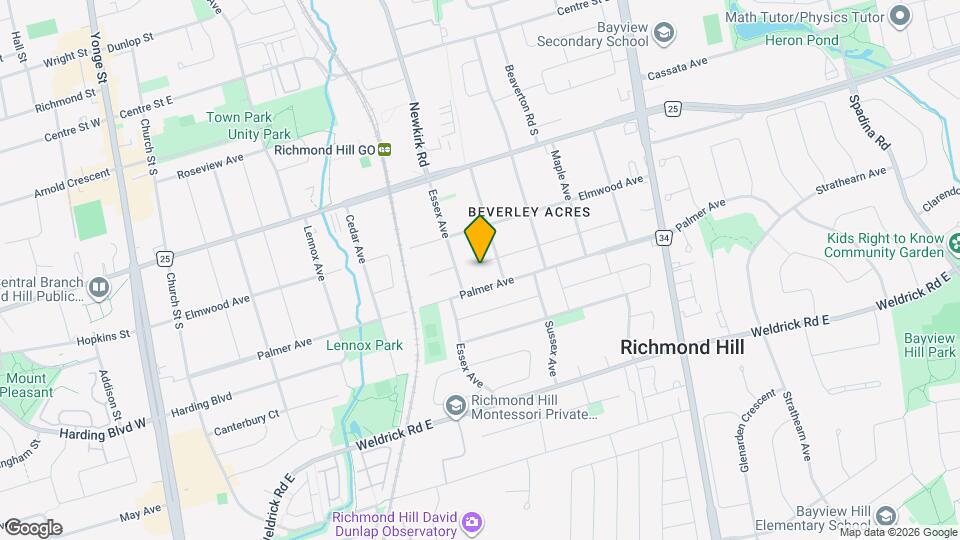 306 Wenlock Ave Map and Location Details