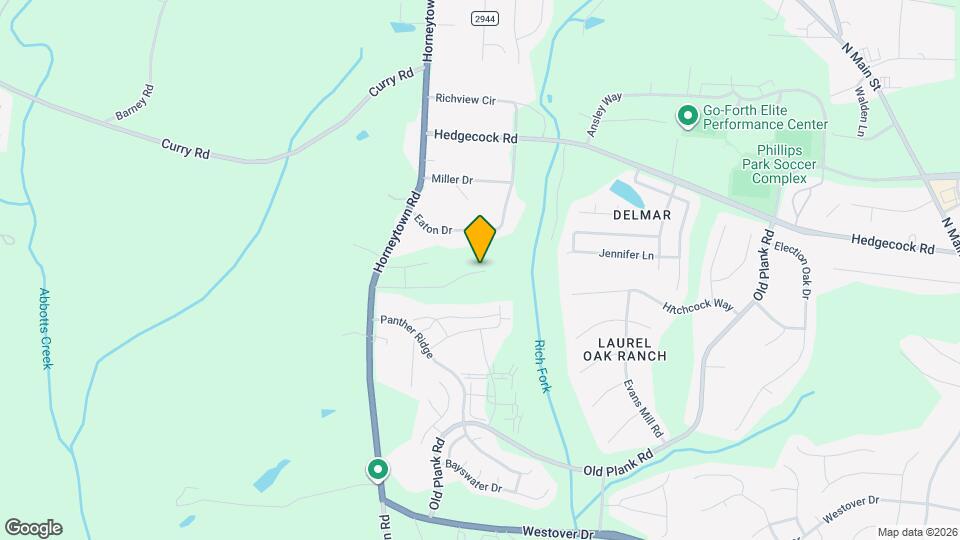 806 Falls Grove Trl Mapa y Detalles de la Ubicación