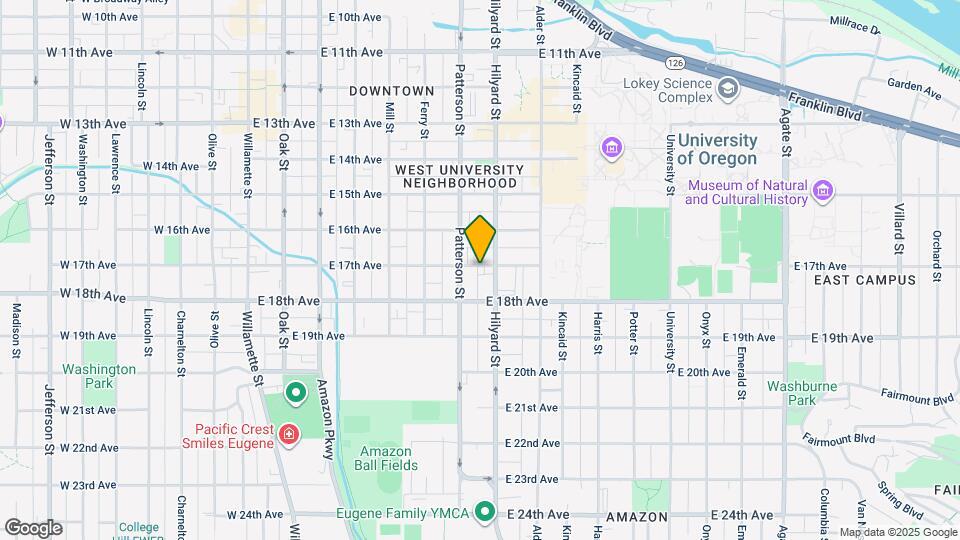 658 E 17th Ave Map and Location Details