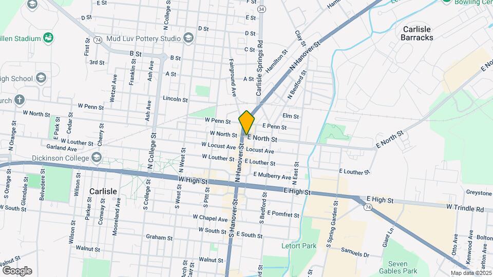 159-163 N Hanover St Map and Location Details
