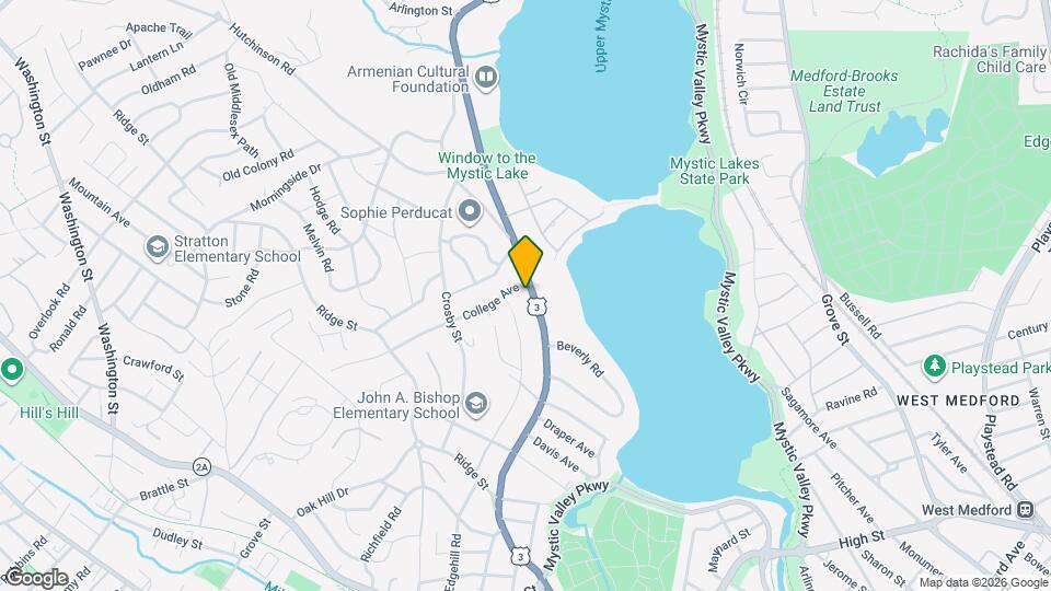 334 Mystic St Map and Location Details