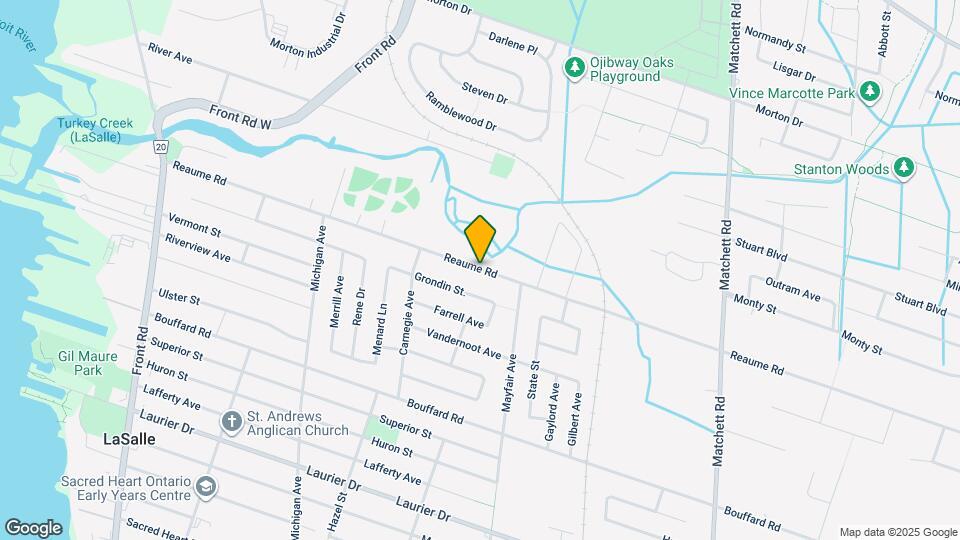 558 Reaume Rd Map and Location Details