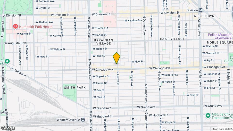 814 N Leavitt St, Unit 3 Mapa y Detalles de la Ubicación