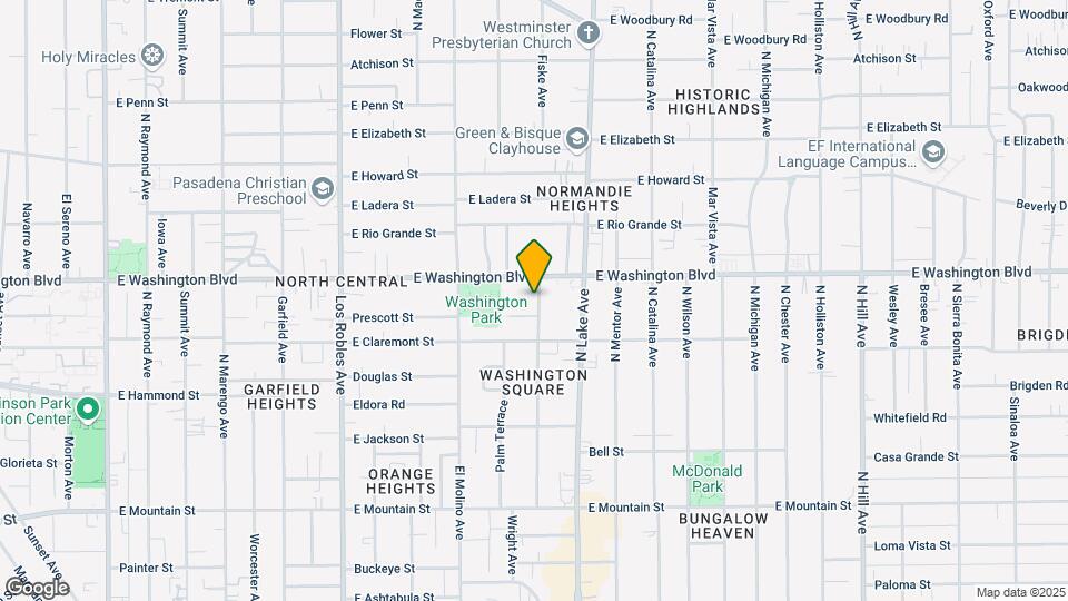 1295 Hudson Ave Map and Location Details