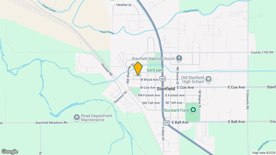 420 W Wood Ave Map and Location Details