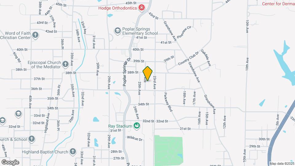 3620 24th Ave Map and Location Details