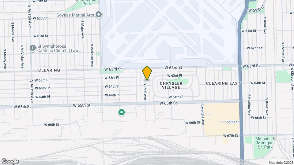 6349 S Lorel Ave Map and Location Details