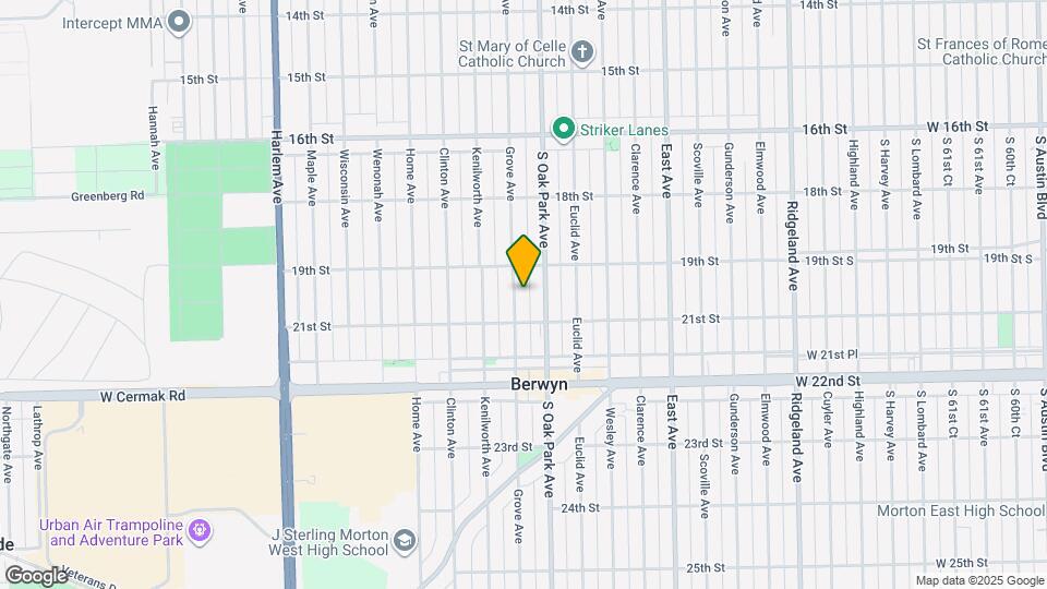 1921 Grove Ave Map and Location Details