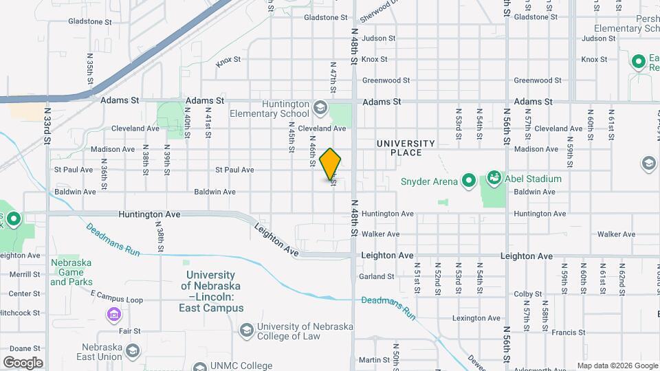 2601 N 47th St Map and Location Details