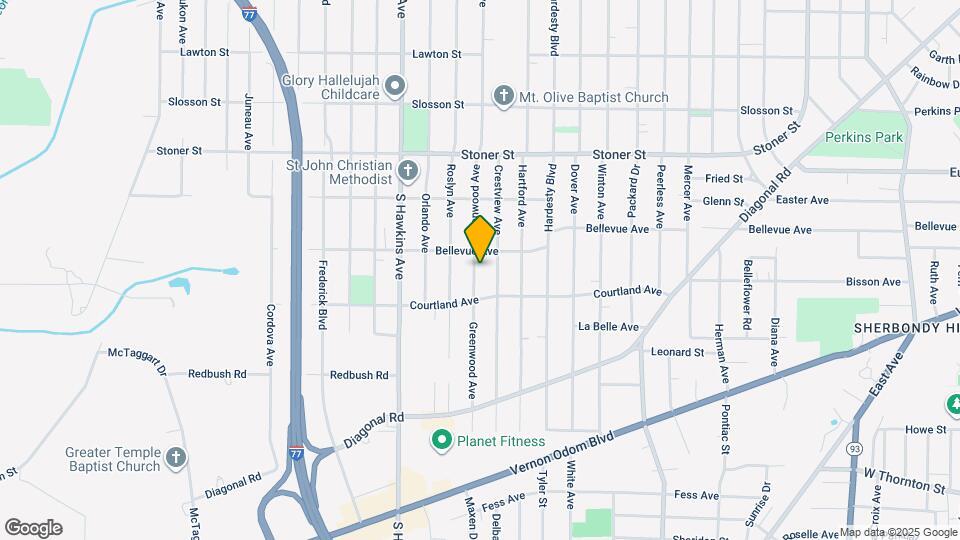1257 Greenwood Ave Map and Location Details