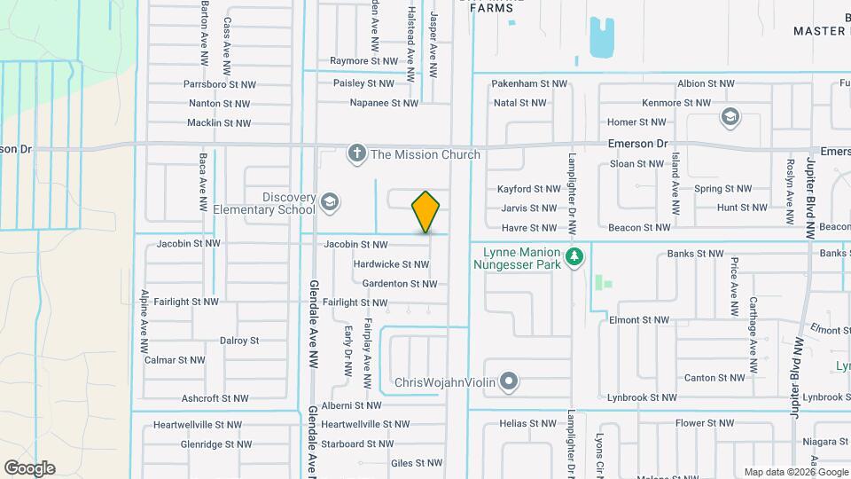 1501 Jacobin St NW Mapa y Detalles de la Ubicación