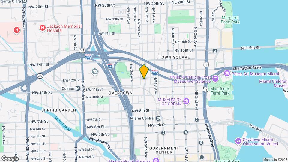 1140 NW 1st Pl Map and Location Details