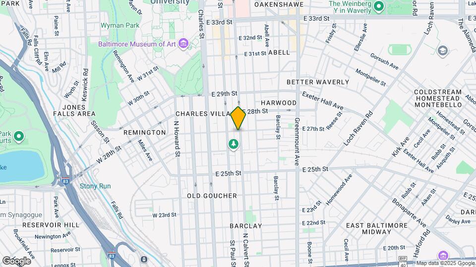 2646 N Calvert St Map and Location Details