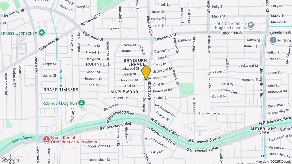 8821 Dunlap St Map and Location Details