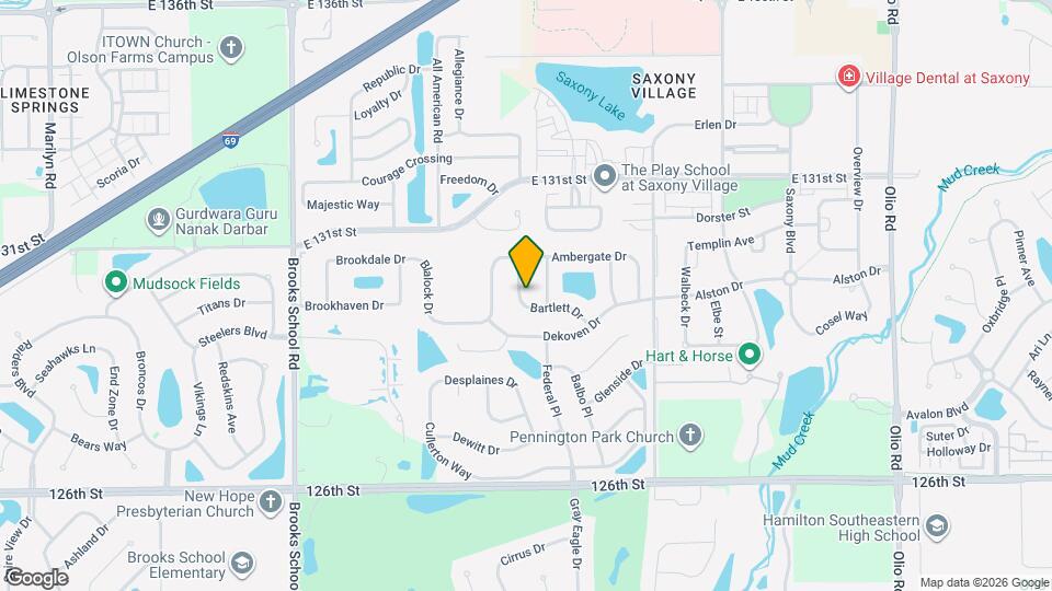 12970 Bartlett Dr Map and Location Details