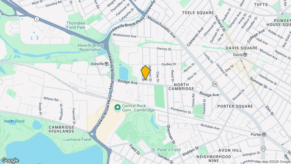 293 Rindge Ave Map and Location Details