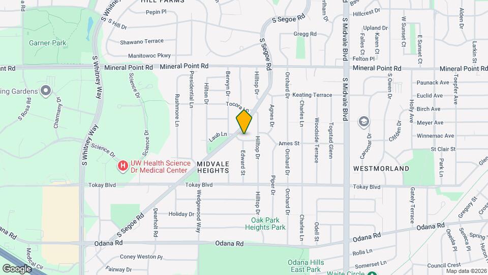 4816 Hillview Terrace Map and Location Details