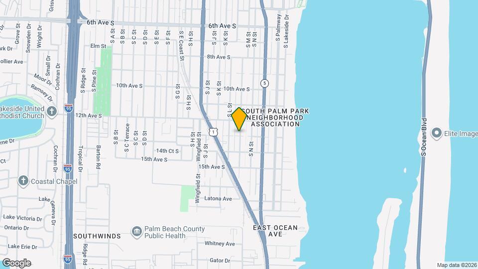 1229 S M St Map and Location Details