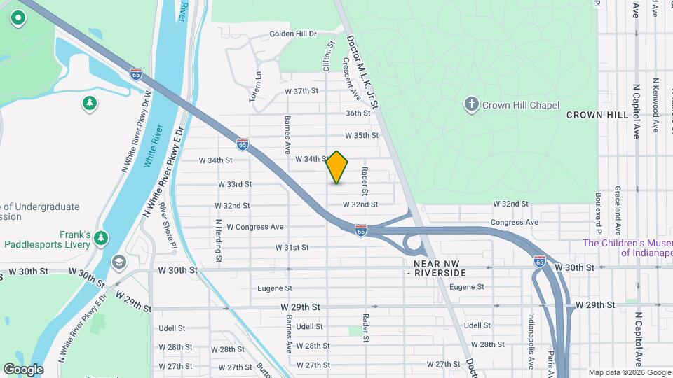 1055 W 33rd St, Unit 1205 Map and Location Details