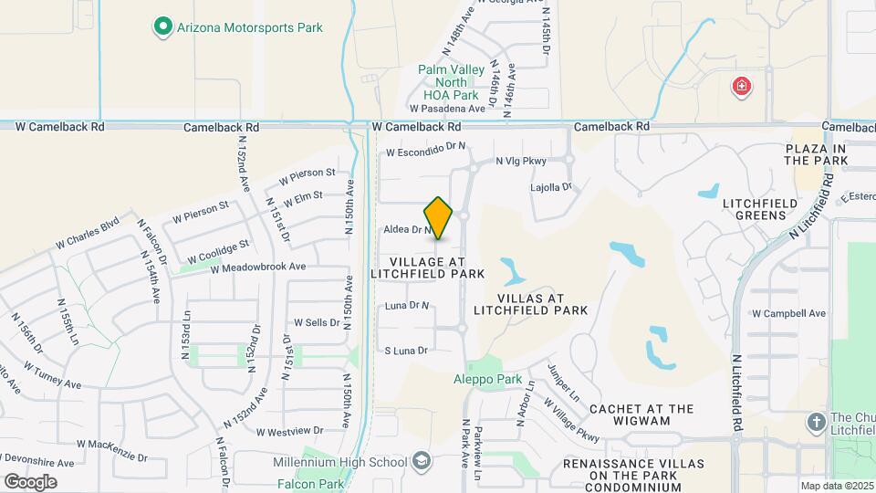 4721 E Aldea Rd Map and Location Details