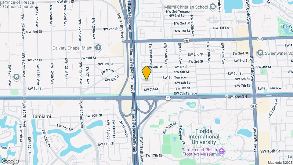 11543 SW 6th St Map and Location Details