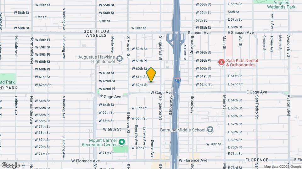 599-601 W 62nd St Map and Location Details