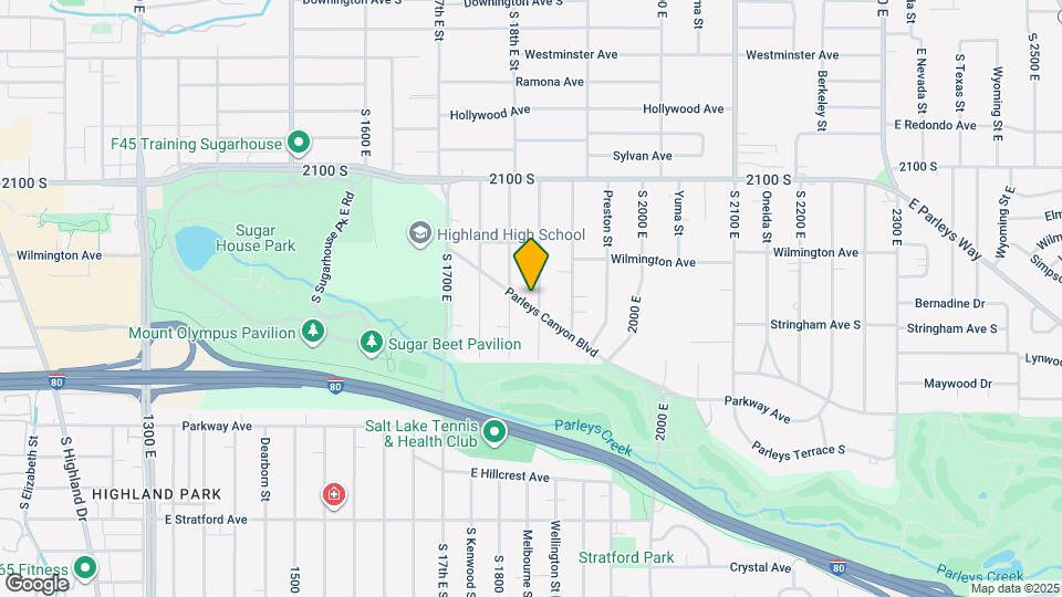 1831 Parleys Canyon Blvd Map and Location Details