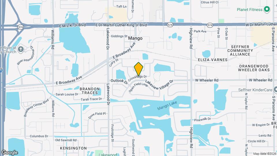 1617 Crossridge Dr Mapa y Detalles de la Ubicación