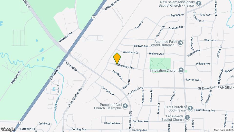 1743 Macaulay Ave Mapa y Detalles de la Ubicación
