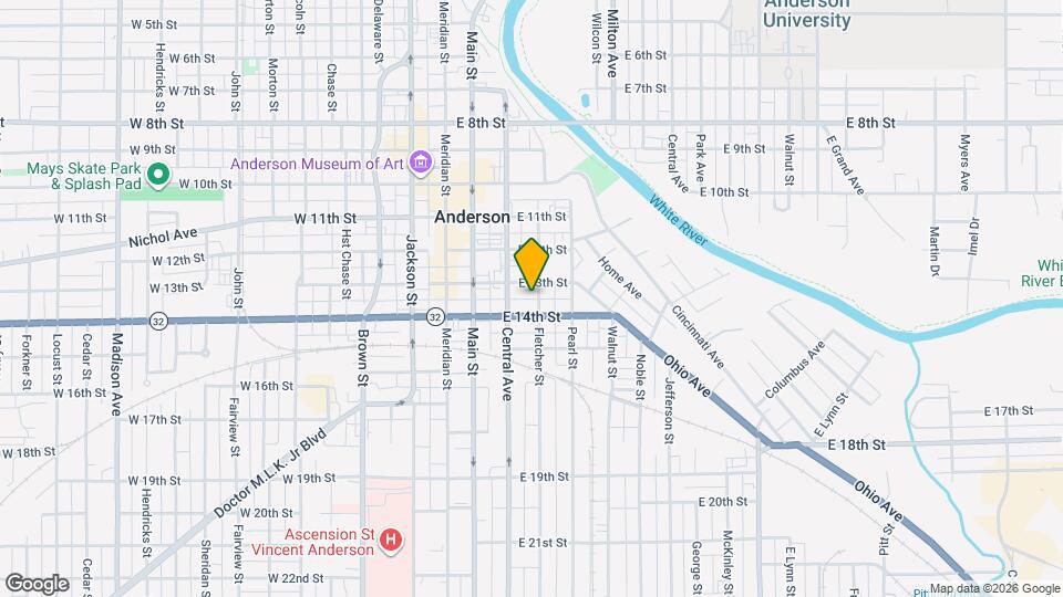 1311 Fletcher St Map and Location Details