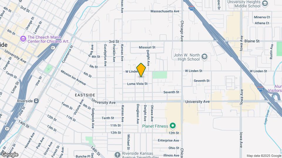 3561 Dwight Ave Map and Location Details