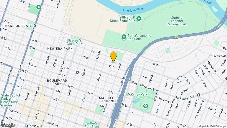 321 27th St Map and Location Details