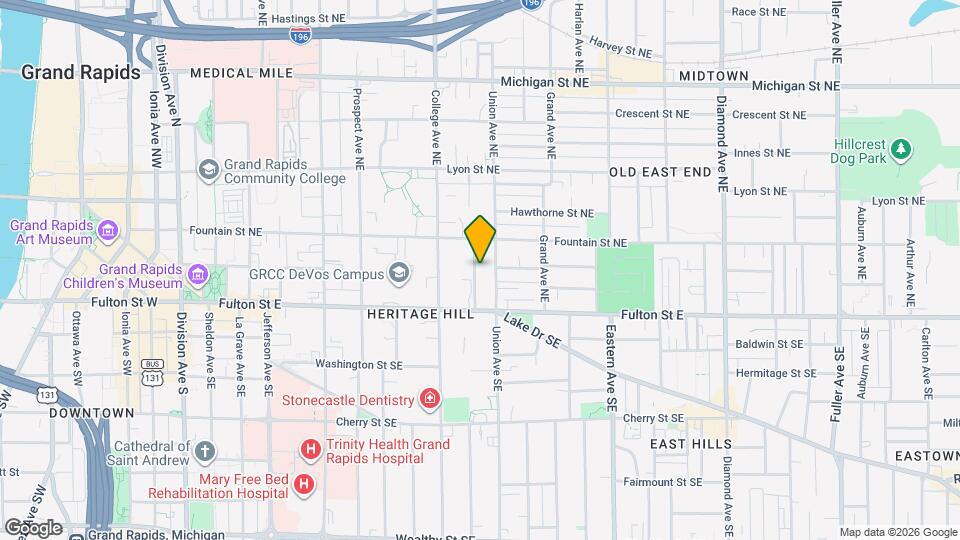 44 Portsmouth Pl NE, Unit 2 Bedroom 1 Bath Mapa y Detalles de la Ubicación