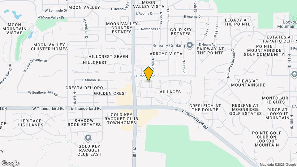 780 E Eugie Ave Map and Location Details