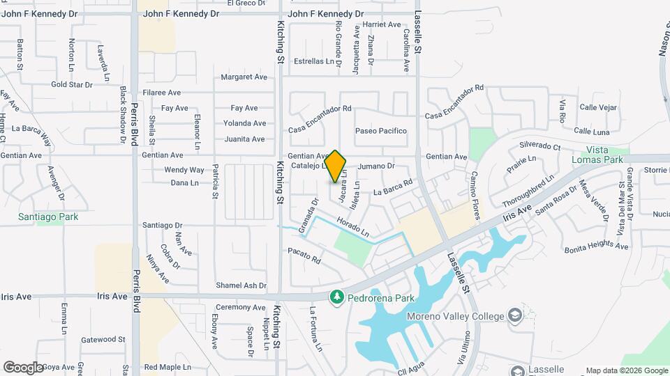 15586 Guajome Rd Map and Location Details