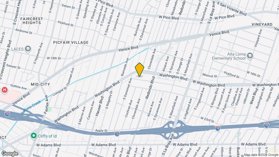 5223 20th St Map and Location Details