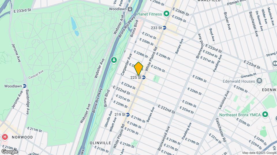 678 E 225th St Mapa y Detalles de la Ubicación