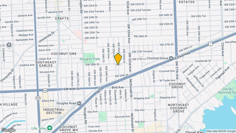 2834 SW 33rd Ave Map and Location Details