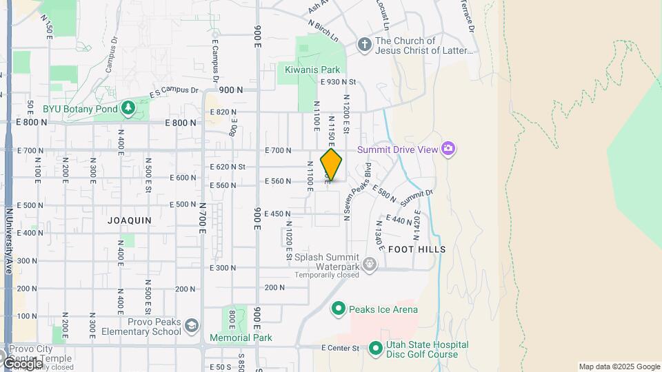 1152 E 560 N Map and Location Details