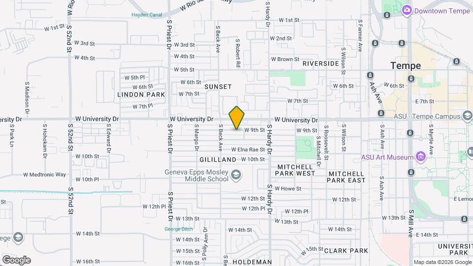 1117 W 9th St Map and Location Details
