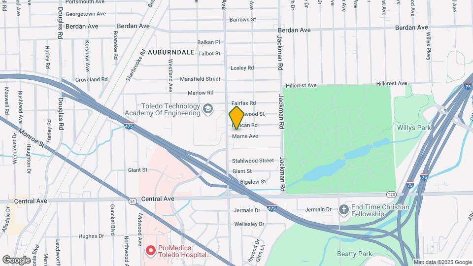 1840 Marne Ave Map and Location Details