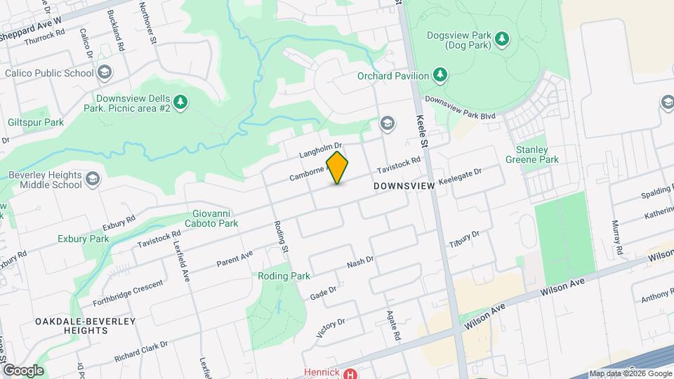 75 Tavistock Rd Map and Location Details