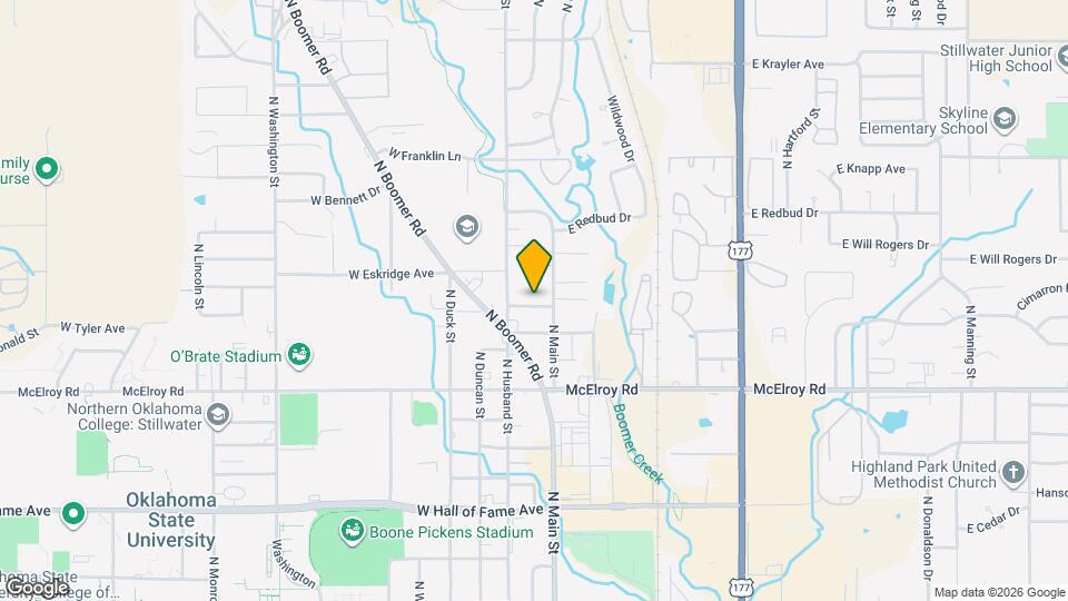 112 W Hartman Ave Map and Location Details