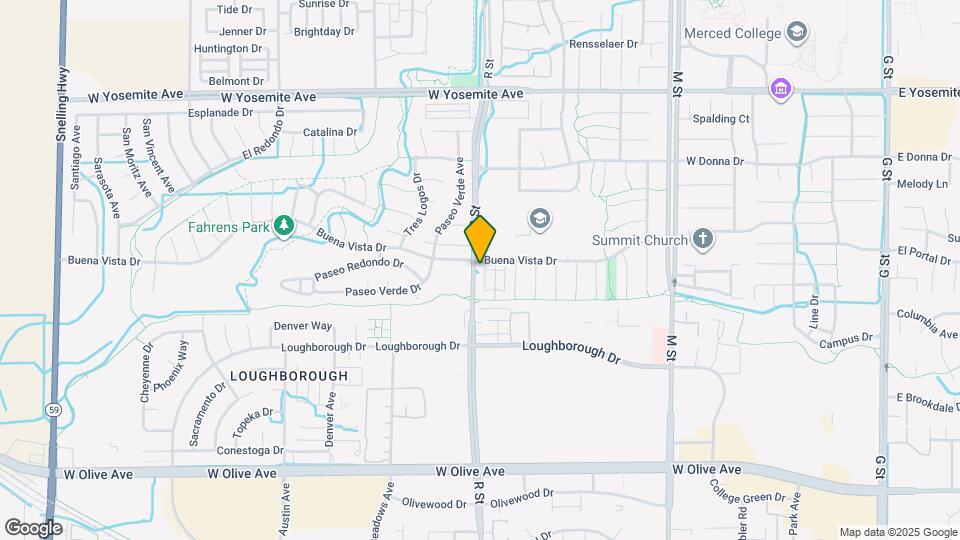 3380 R St Map and Location Details