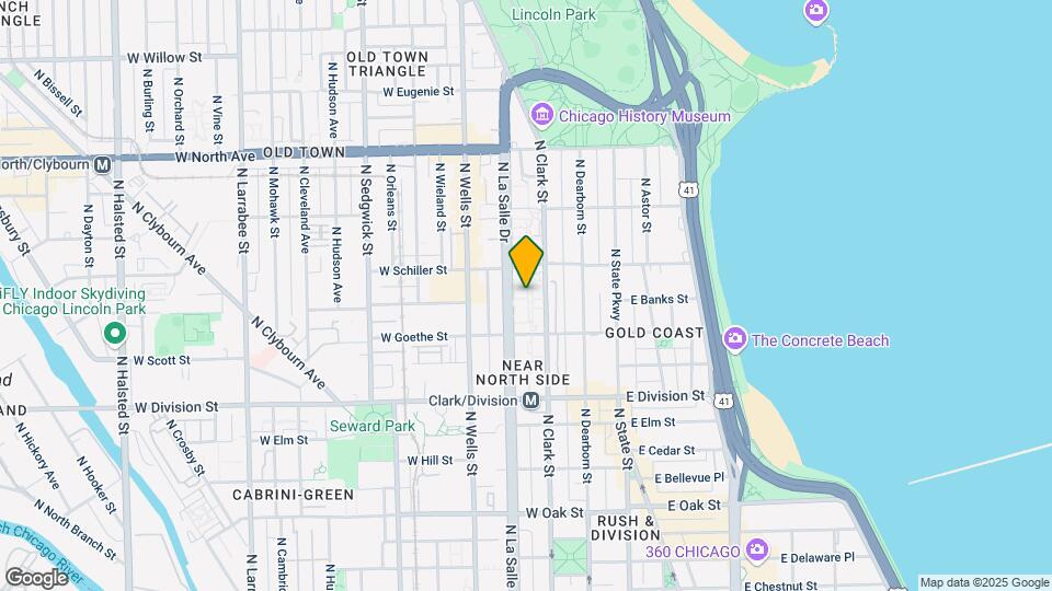 1360 N Sandburg Terrace Map and Location Details