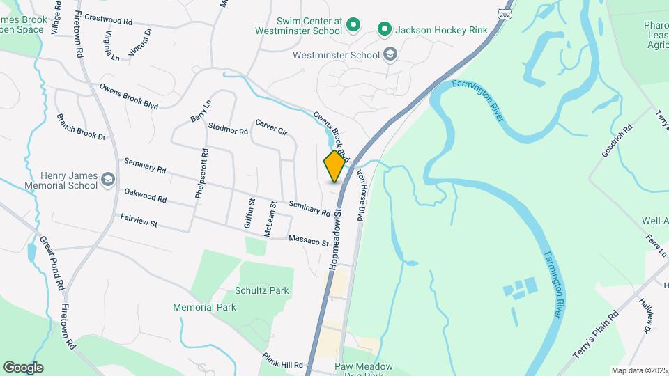 Simsbury Center Apartments Map and Location Details